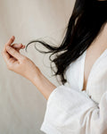 Linen lounge shirt